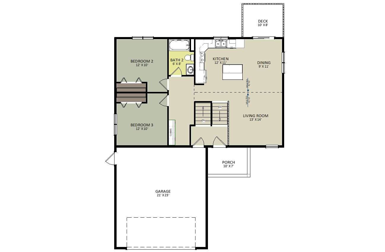 Carbondale First Floor Floor Plan